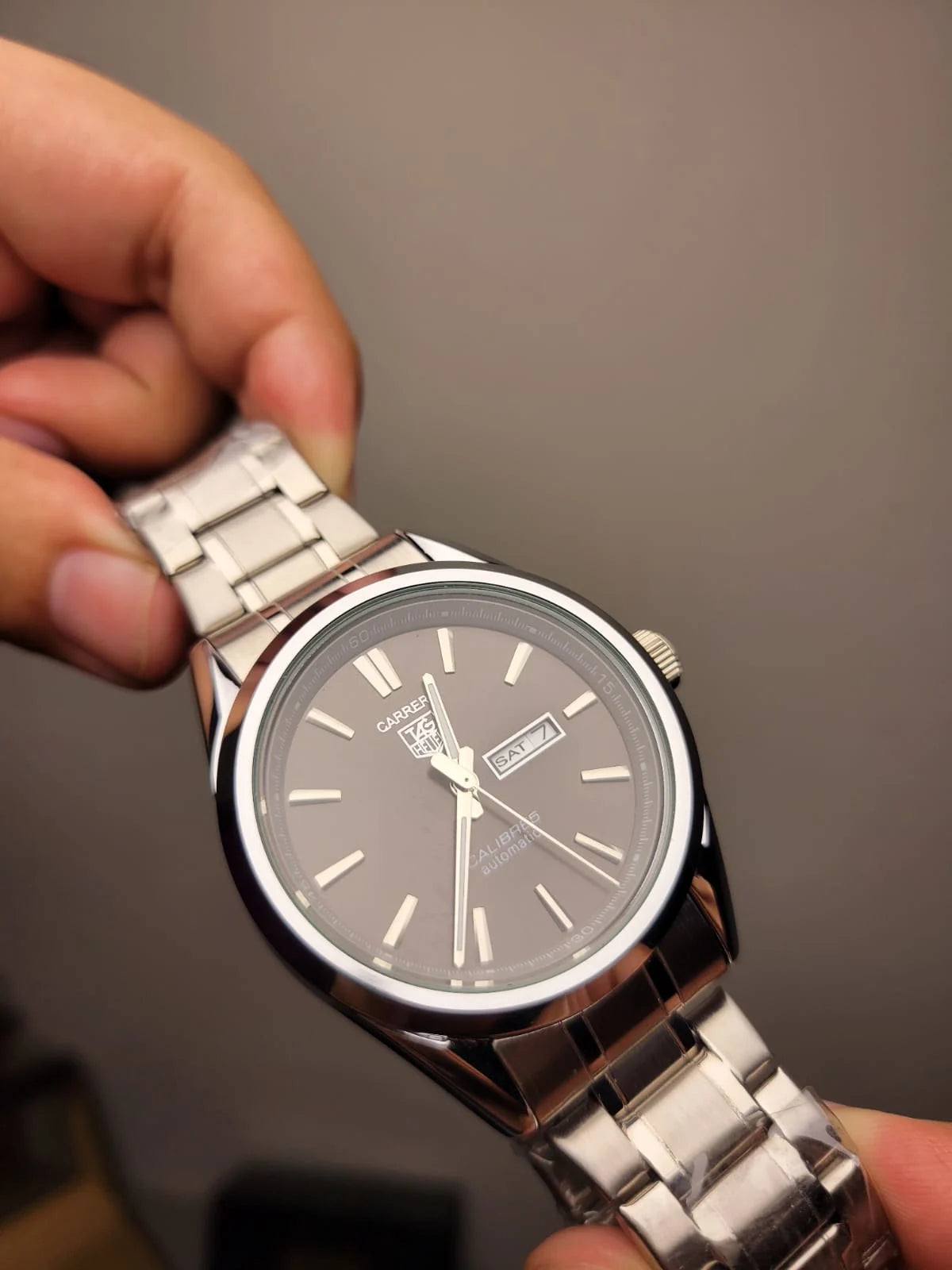 TAG HEUER Calibre 5 | Stainless Steel Chain