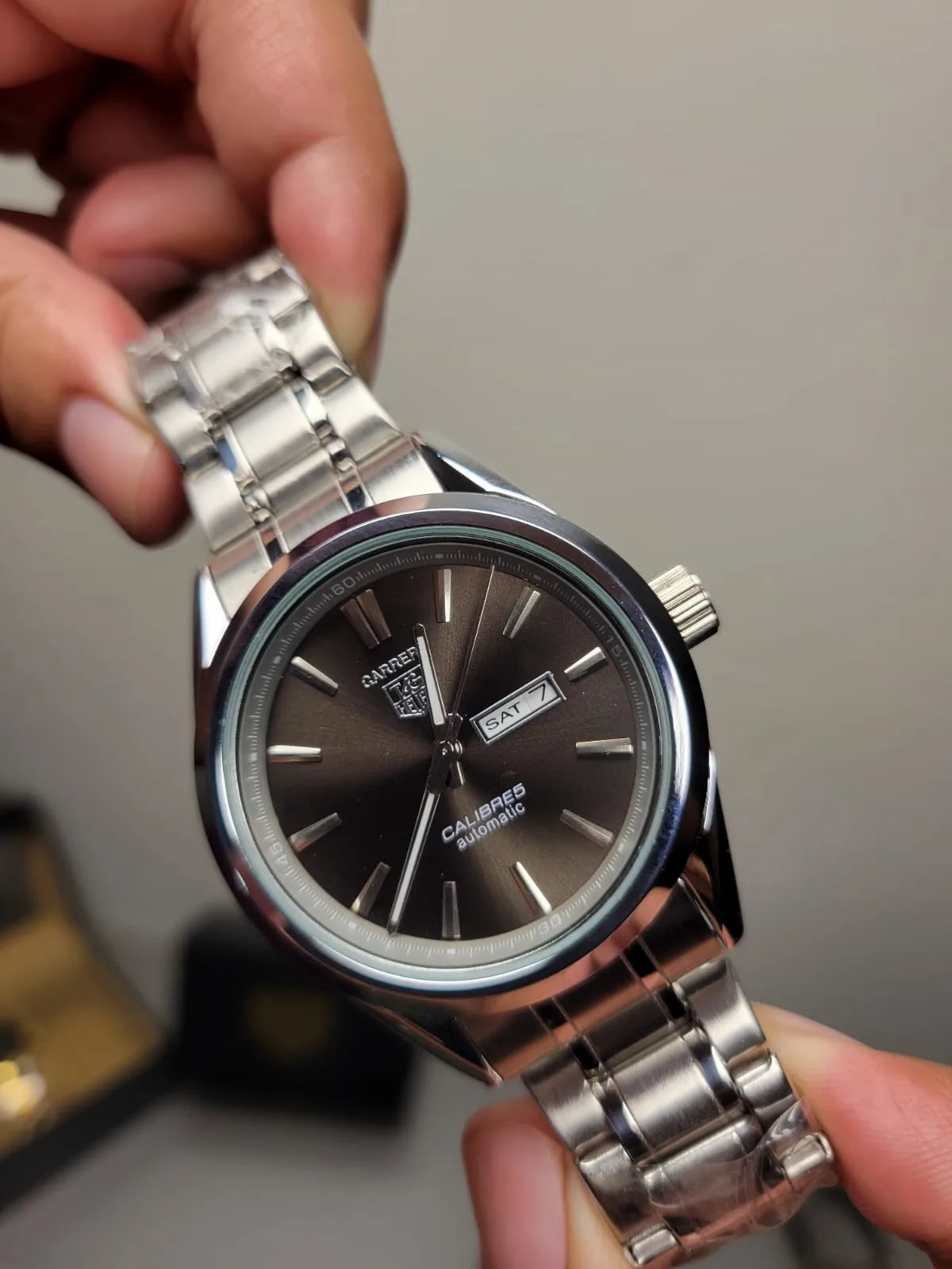 TAG HEUER Calibre 5 | Stainless Steel Chain